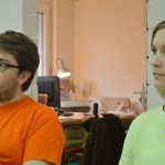 Yann et Emma, concentrés